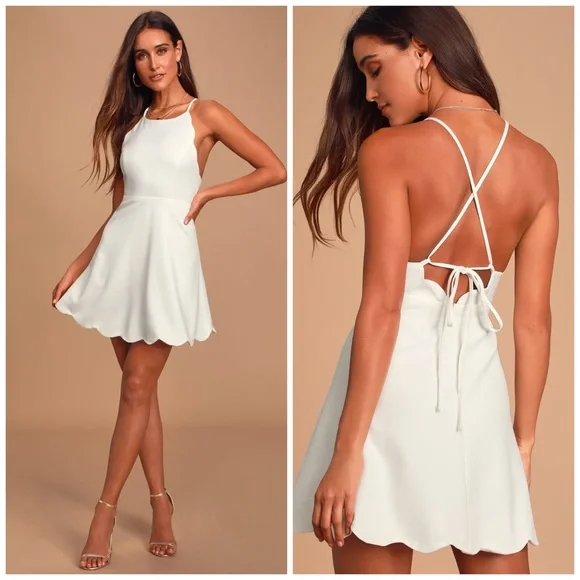 Play on curves ivory backless dress hotsell